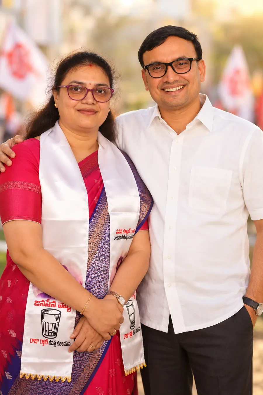 Dr. Daneti Sridhar and Daneti Radha Rani
