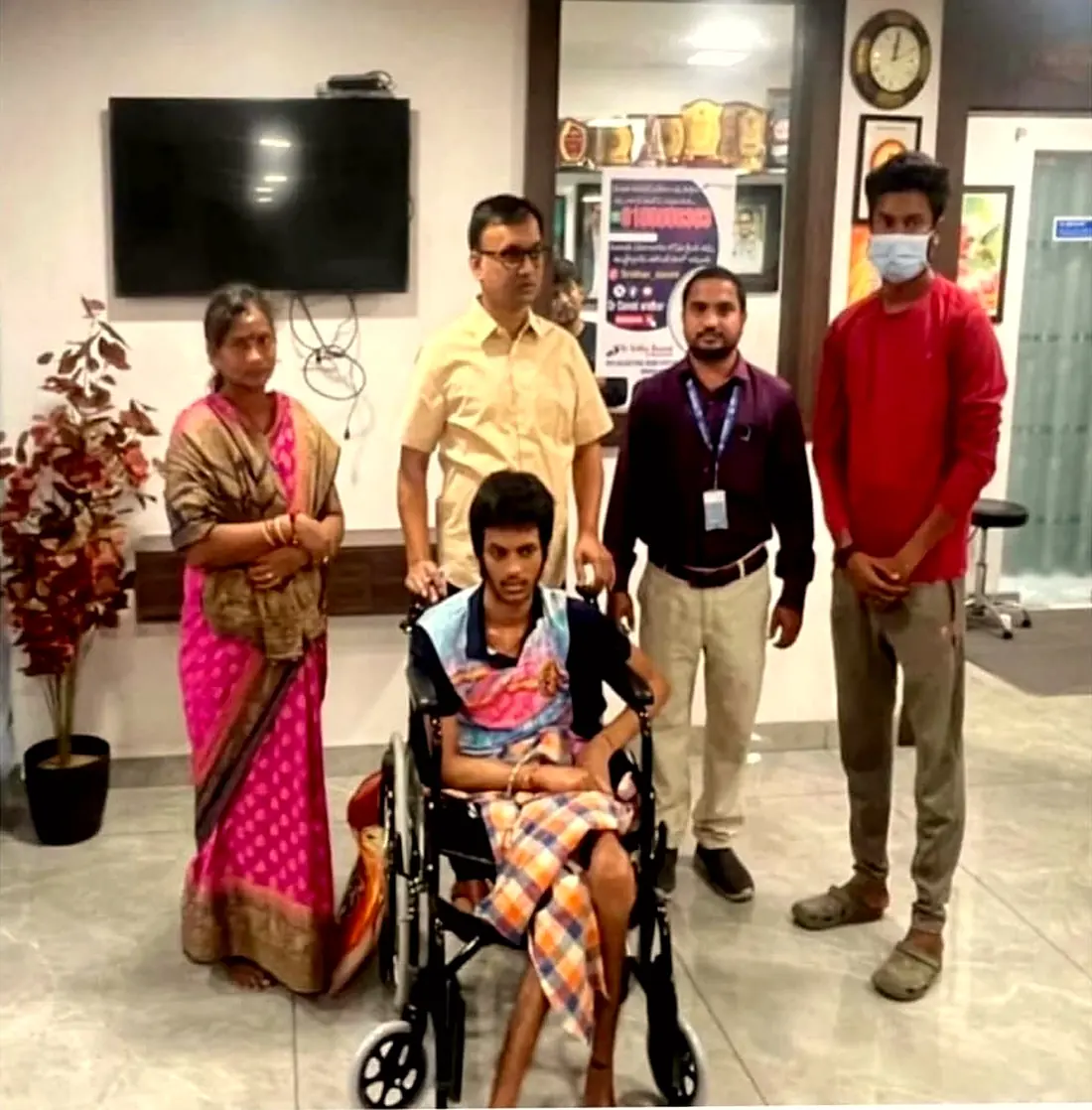 Support for a patient